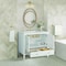 James Martin Vanities 36'' Vanity, Bright White w/ 3 CM Ethereal Noctis Quartz Top 485-V36-BW-3ENC - alternate 2
